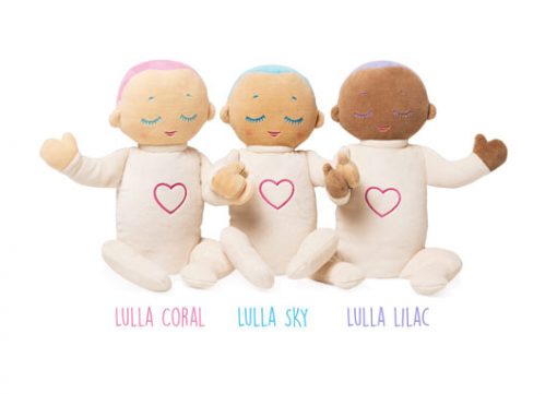 Knuffel met hartslag Lulla doll.
